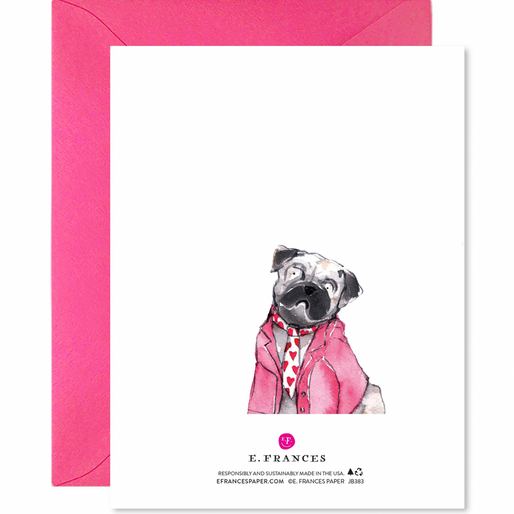 "Valentine Dogs" Card, Back