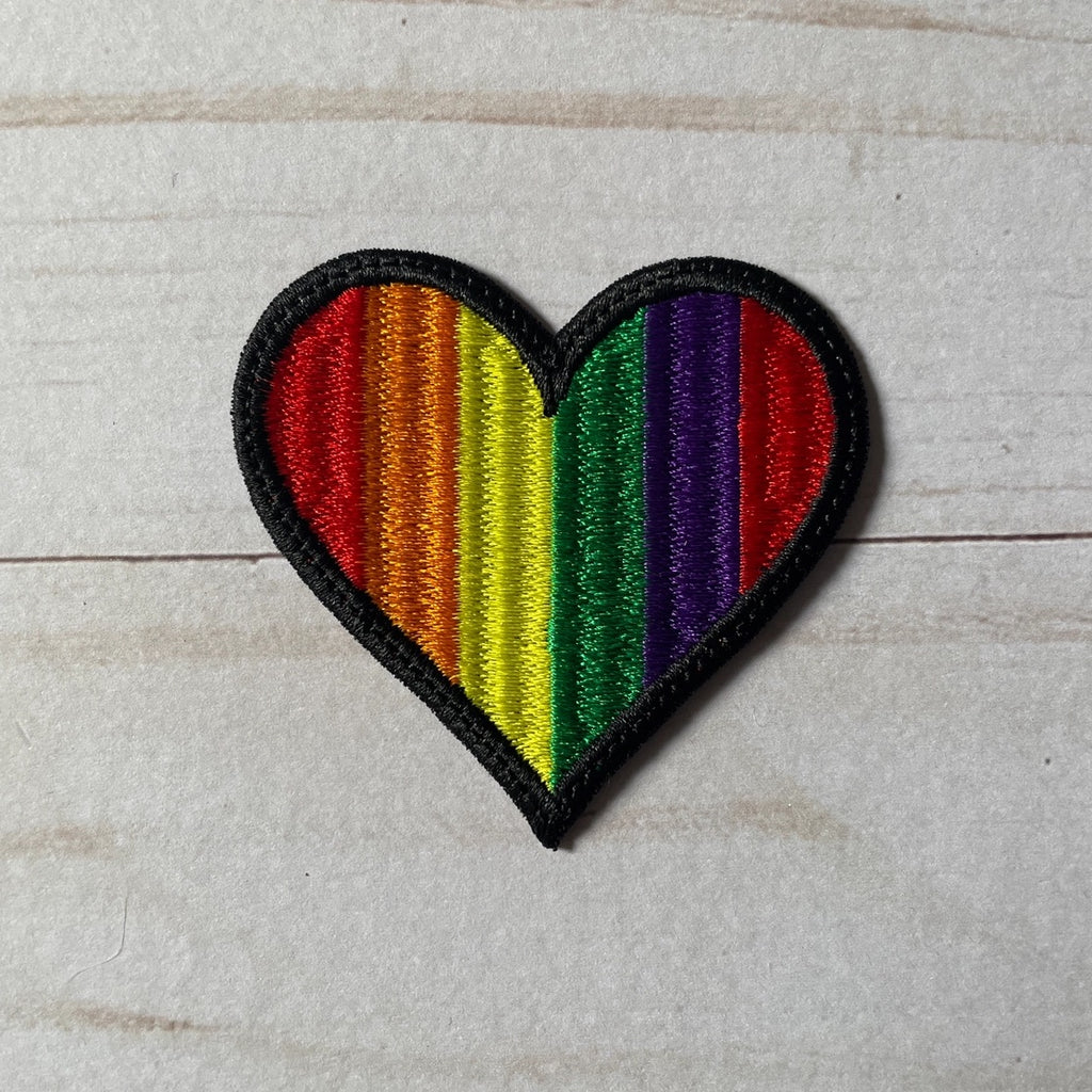 Viva Greetings Rainbow Heart Patch