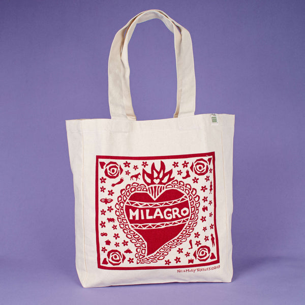 Kei & Molly Textiles Tote Bag: Milagro – Kei & Molly Textiles, LLC