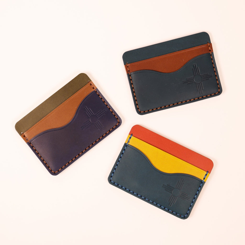 Leather Wedge Wallet