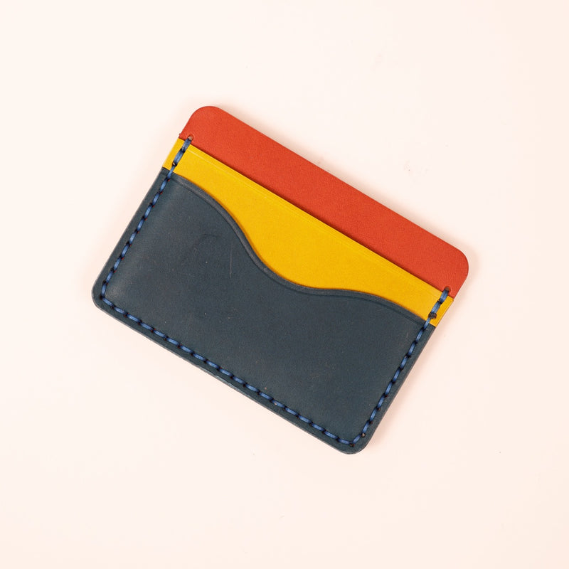 Leather Wedge Wallet