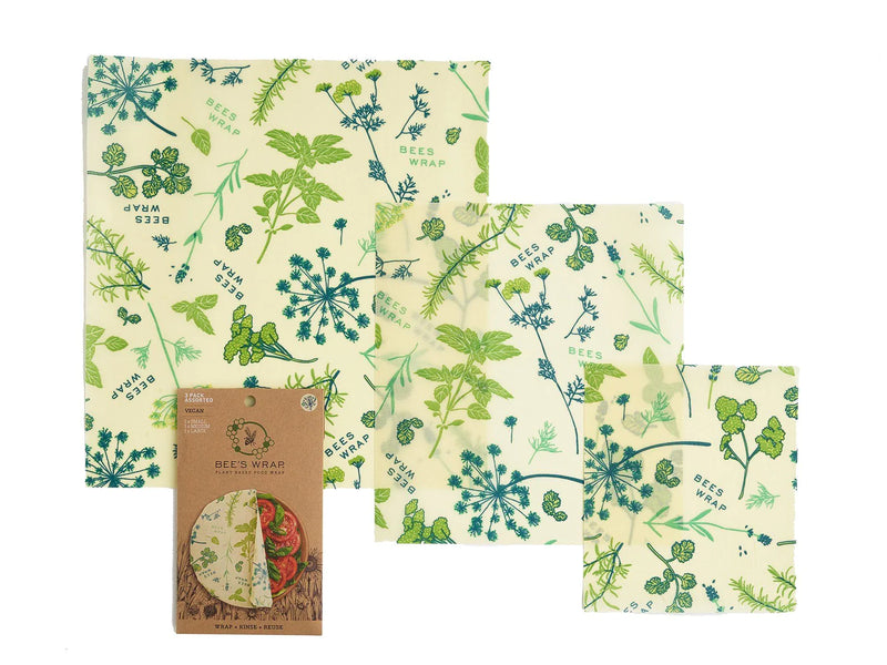 Bee's Wrap: Assorted Vegan 3 Packs