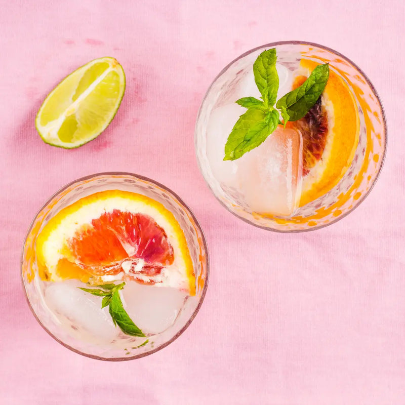 Passionfruit + Blood Orange + Guava Cocktail 