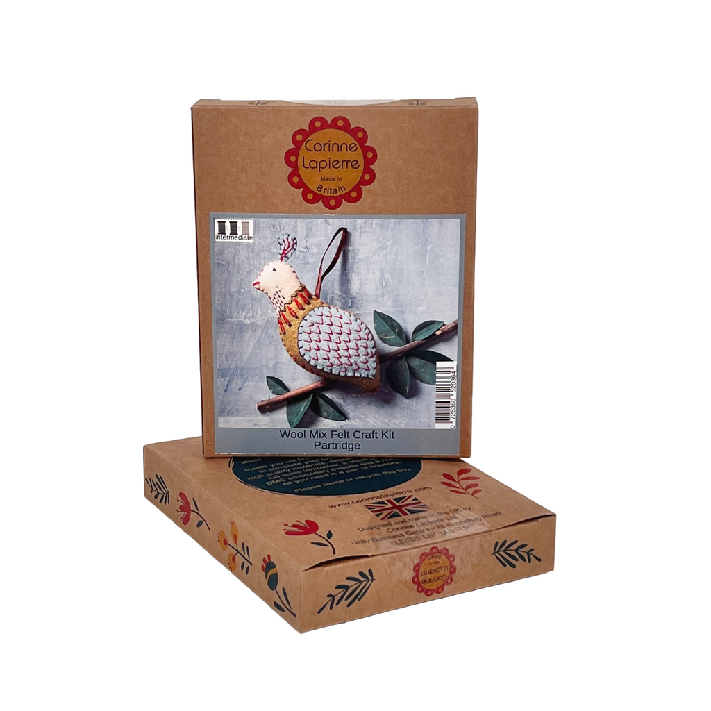 Felt Ornament Kit- Partridge