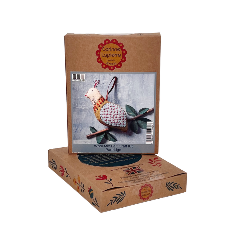 Felt Ornament Kit- Partridge
