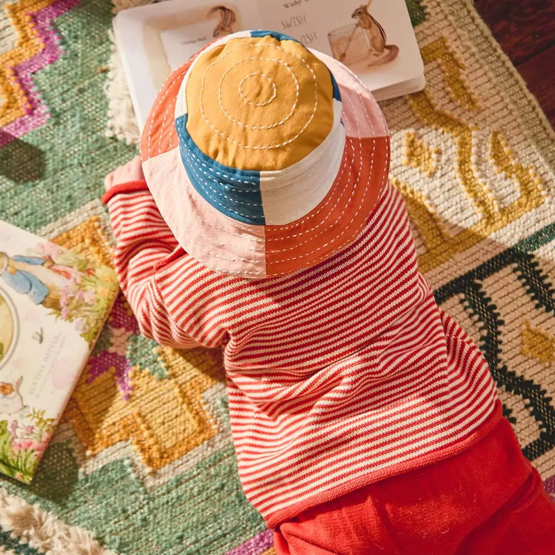 Checkered Baby Bucket Hats