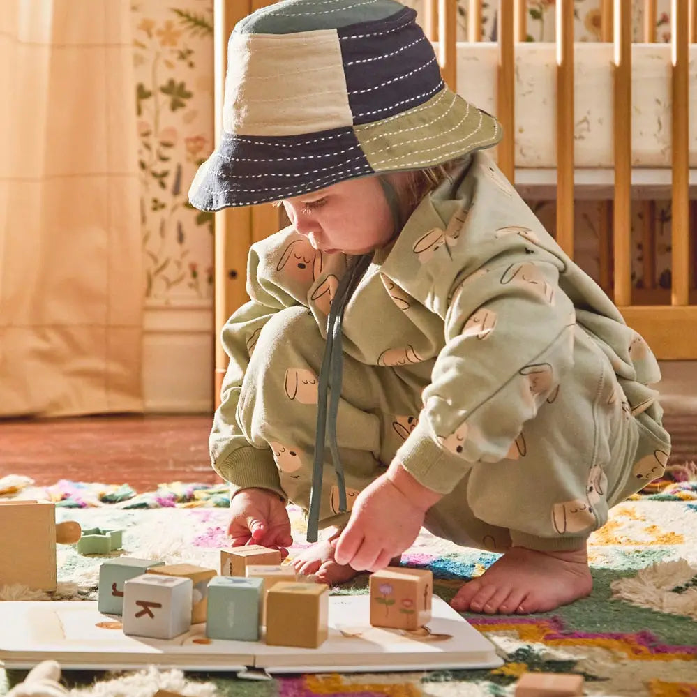 Checkered Baby Bucket Hats