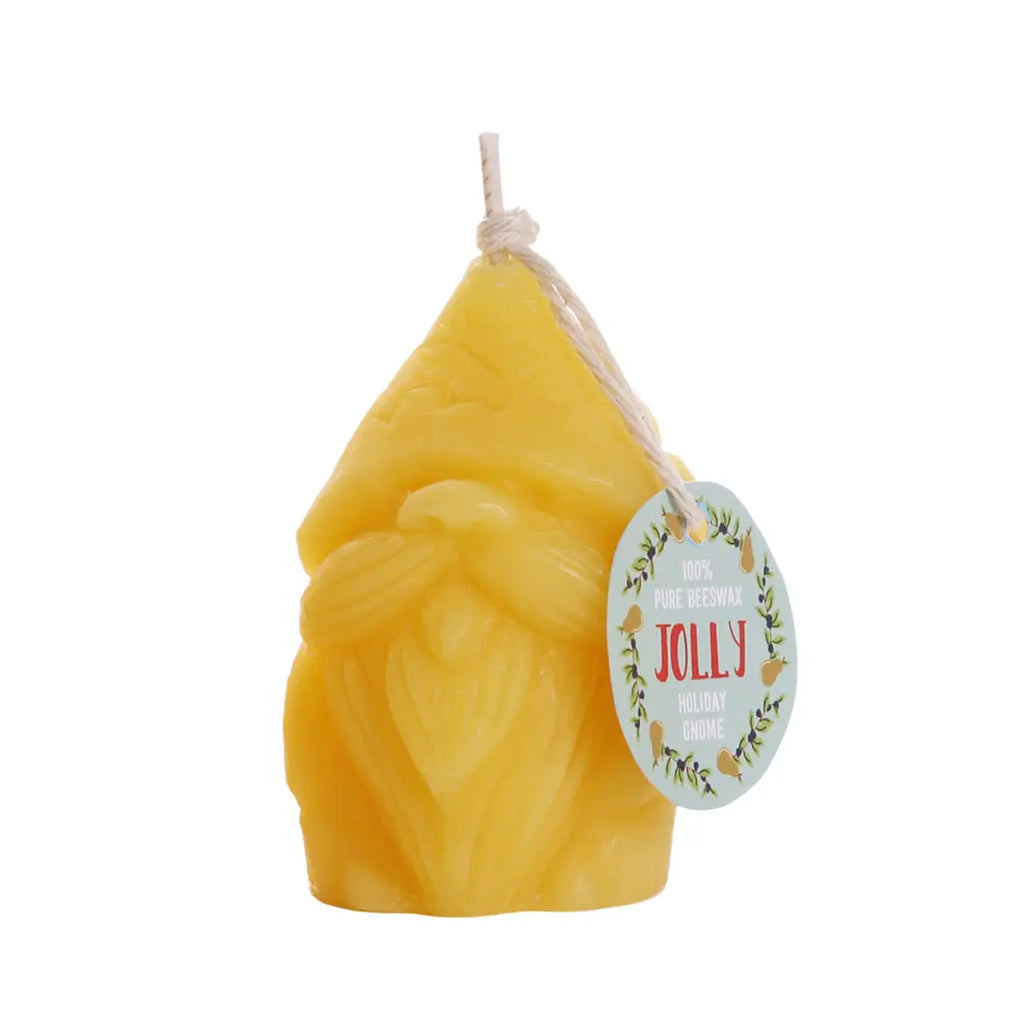 Jolly the Gnome - Beeswax Candle