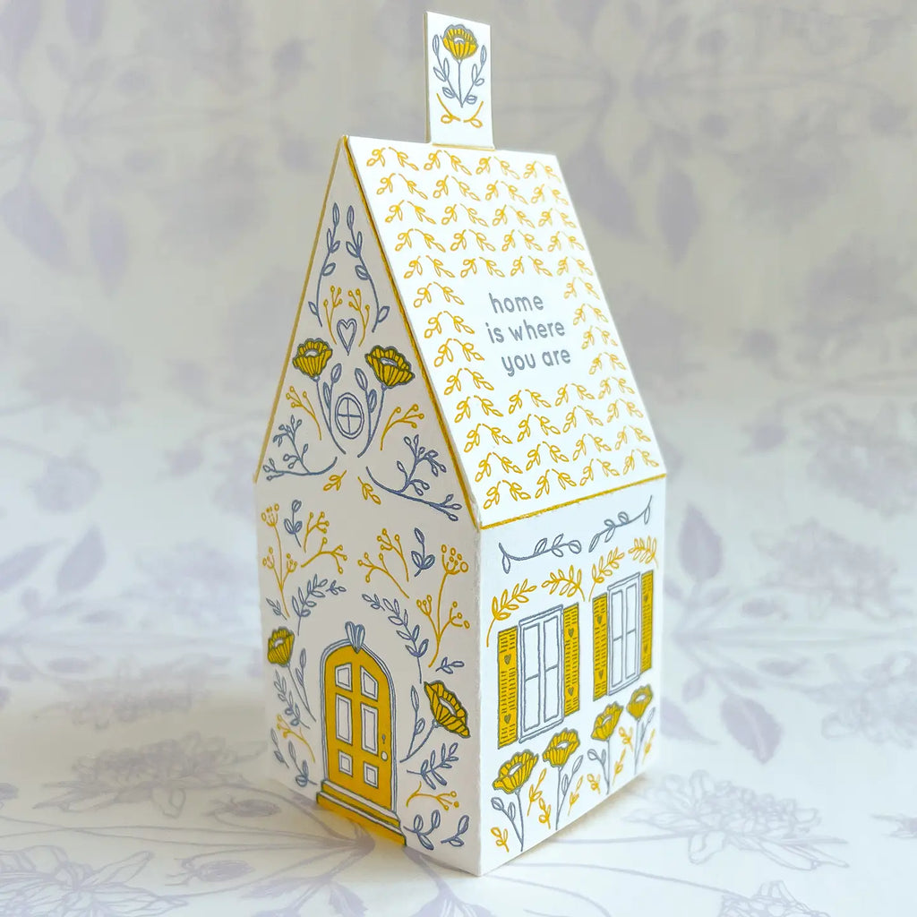 3-D "Home Is Where You Are" Card