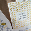 3-D "Home Is Where You Are" Card