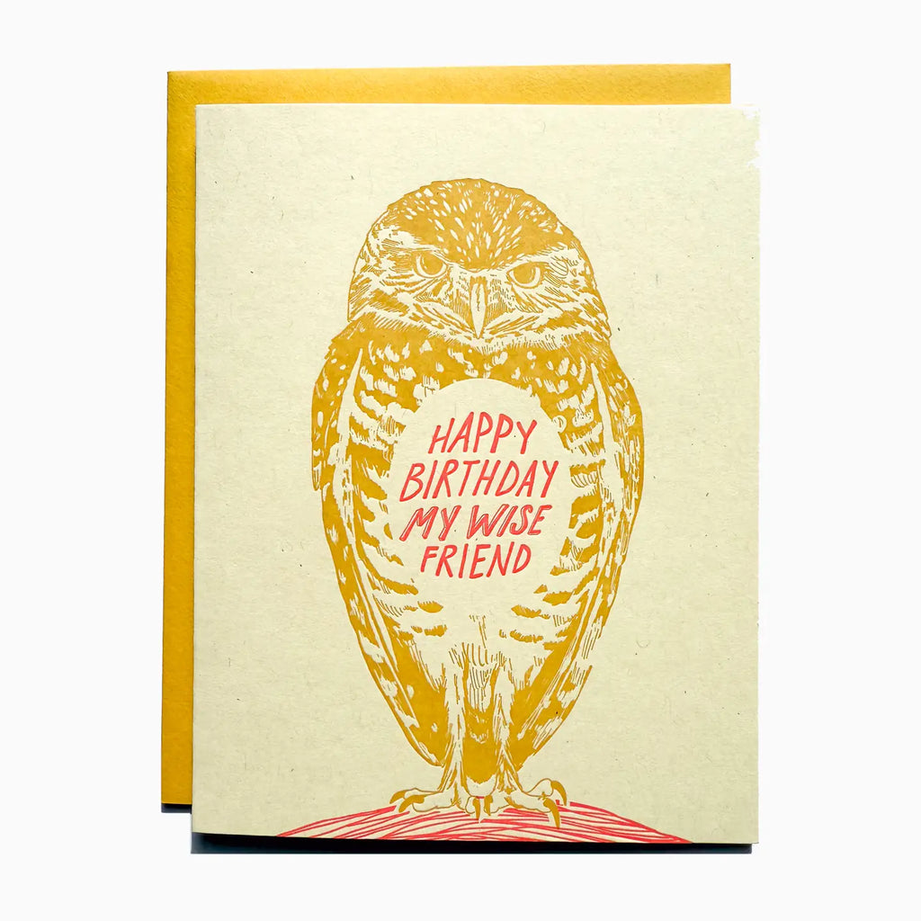 Owl Birthday Card