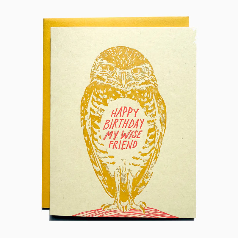 Owl Birthday Card