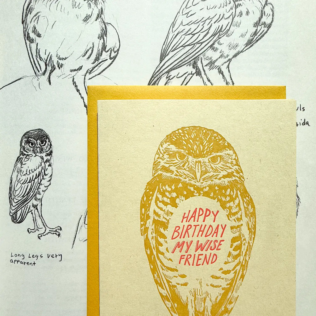 Owl Birthday Card