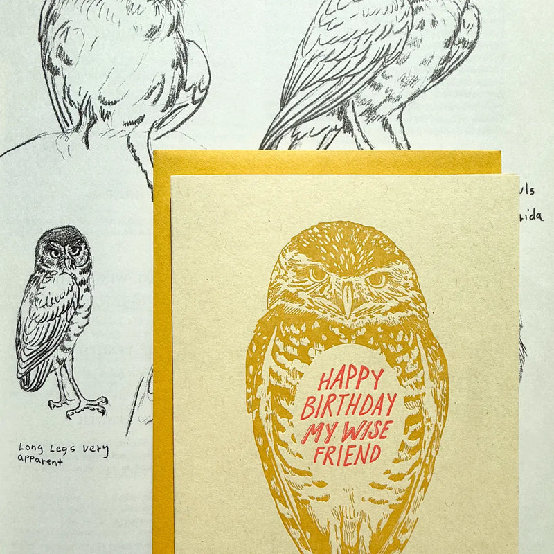 Owl Birthday Card