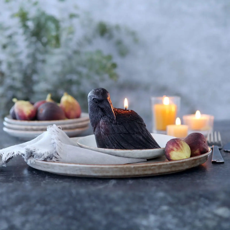 Crow - Beeswax Candle