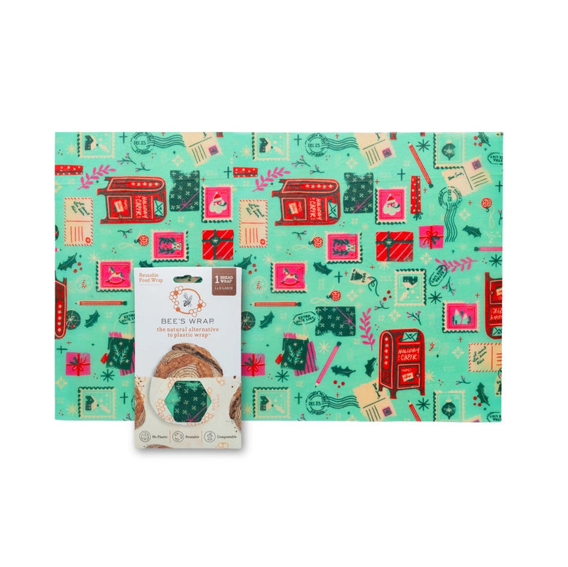 Bee's Wrap: Seasons Greetings! Bread Wrap