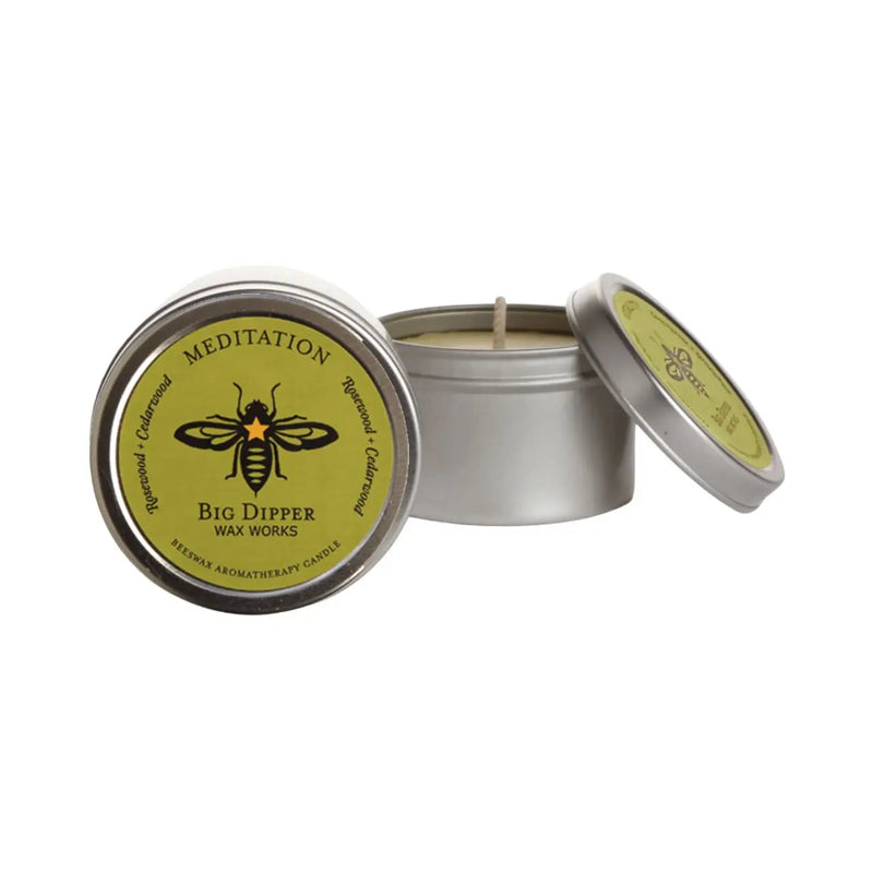 Big Dipper Wax Works Meditation Beeswax Aromatherapy Travel Candle
