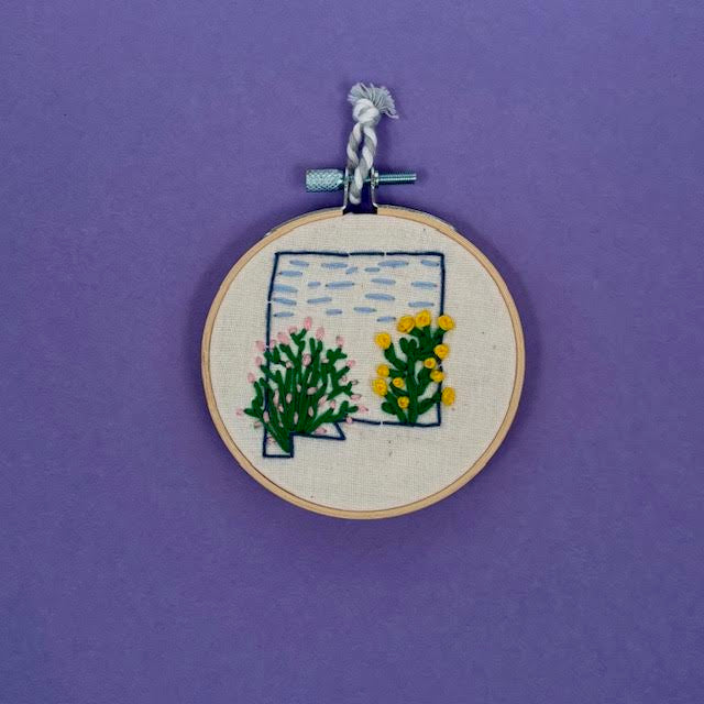 Small Embroidery Hoop Art