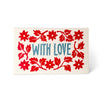 Pack of 6 "With Love" Mini Cards