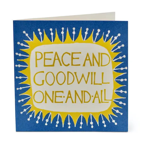 Peace and Goodwill Holiday Card