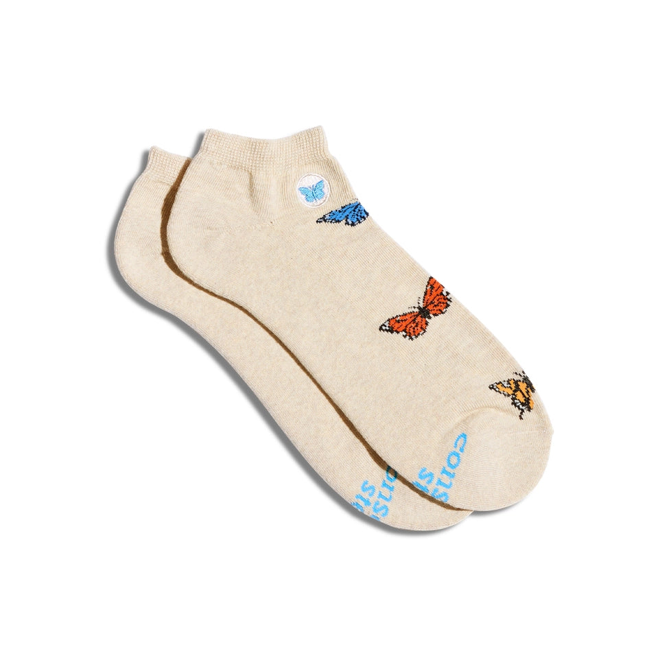 Conscious Step- Butterfly Ankle Socks 