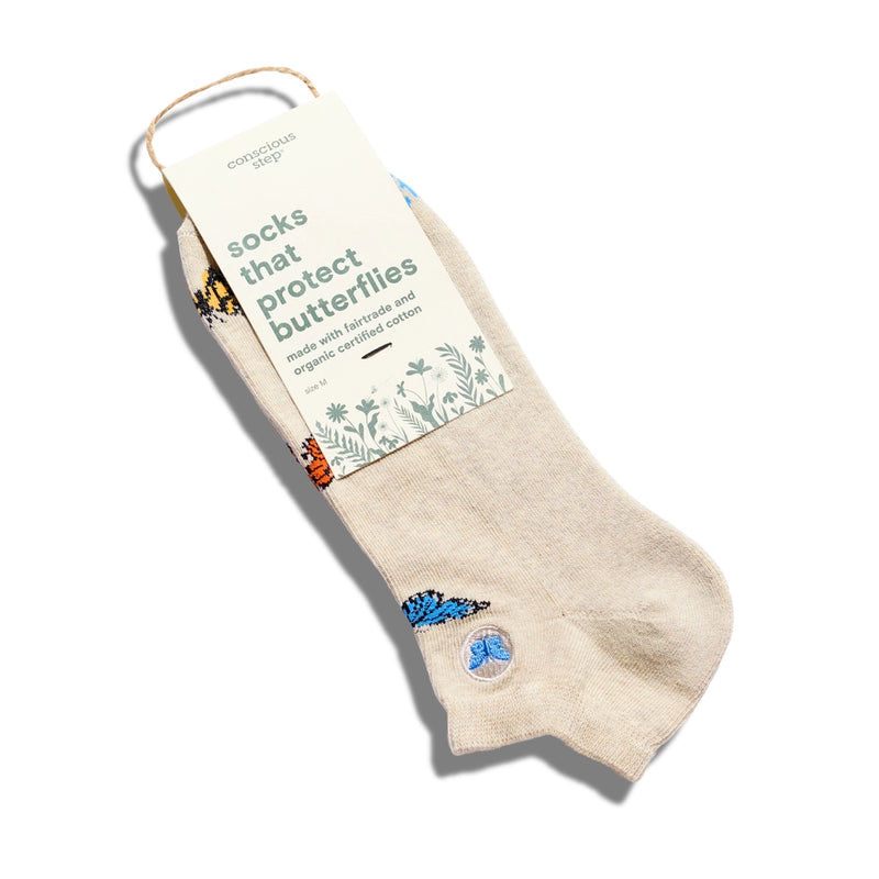 Conscious Step- Butterfly Ankle Socks 