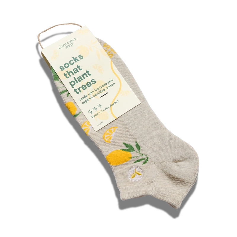 Conscious Step- Lemon Ankle Socks 