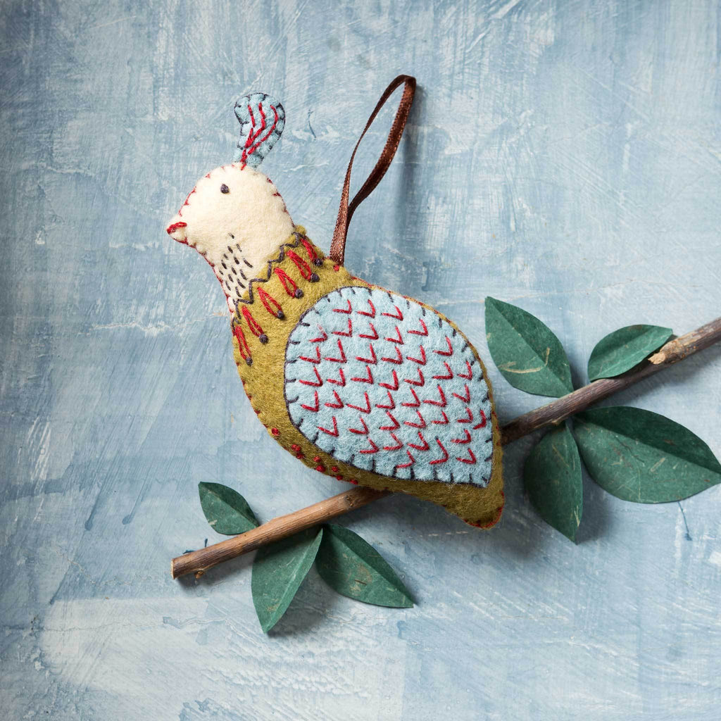 Felt Ornament Kit- Partridge