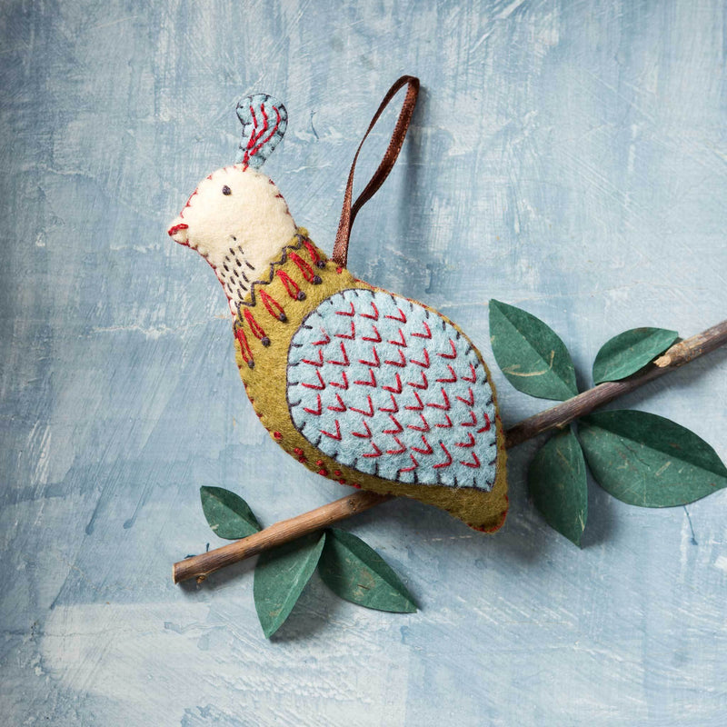 Felt Ornament Kit- Partridge