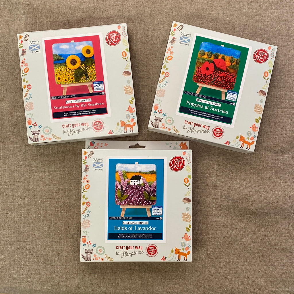 Mini Masterpiece Needle Felting Kits