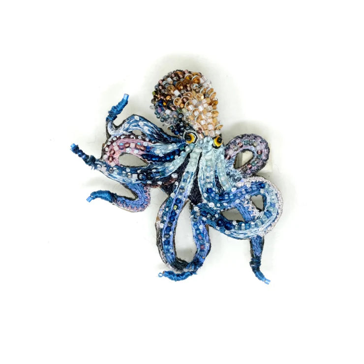 Day Octopus Brooch