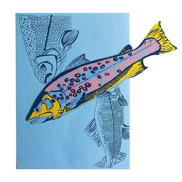 Large Trout Card
