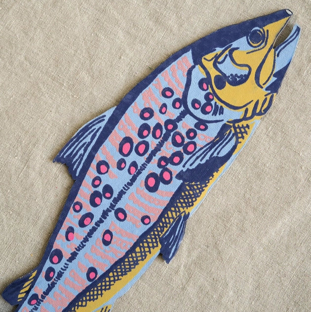 Large Trout Card