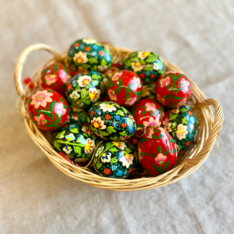 Hand Painted Wooden Ornaments