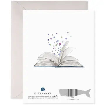E. Frances Here's To The Next Chapter card- back
