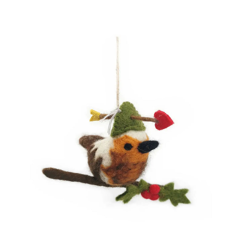 Felt So Good Robin-hood ornament