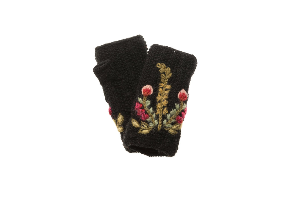 French Knot Meadow Handwarmers