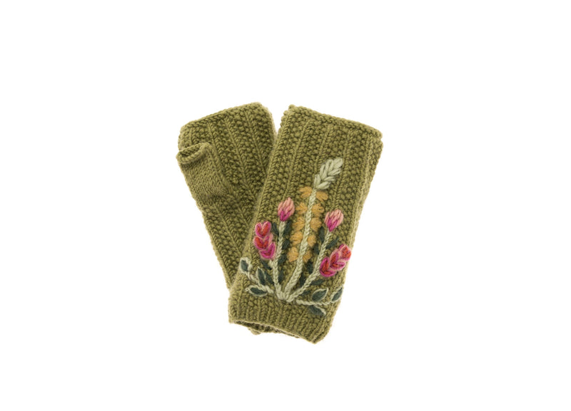 French Knot Meadow Handwarmers