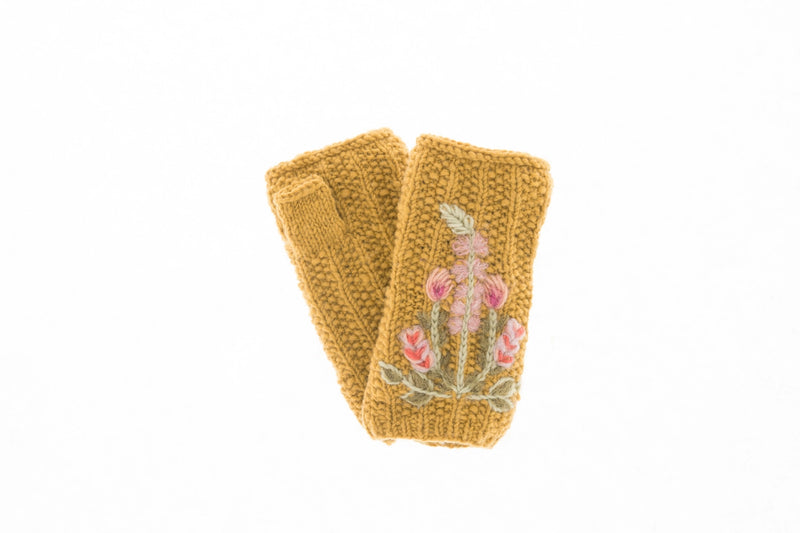French Knot Meadow Handwarmers