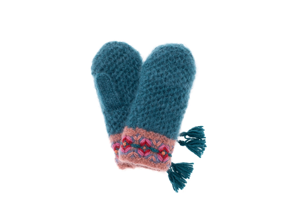 French Knot Mittens