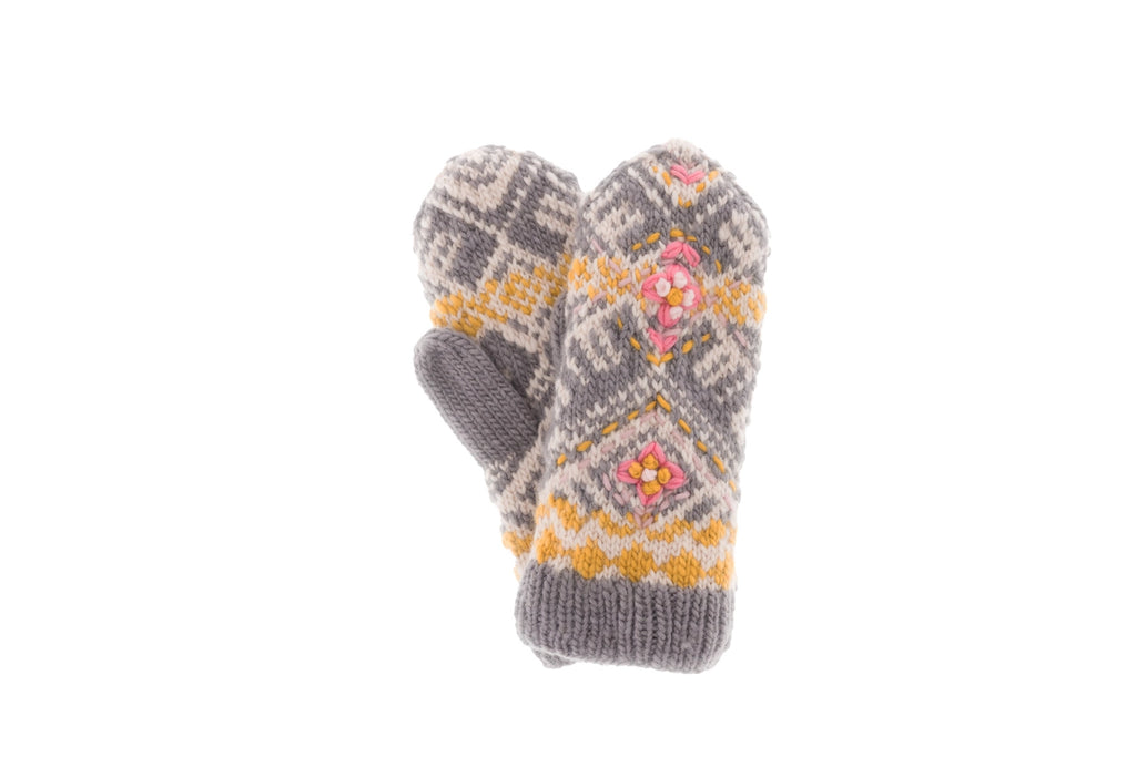 French Knot Mittens