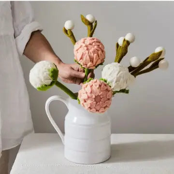Felt Allium flower