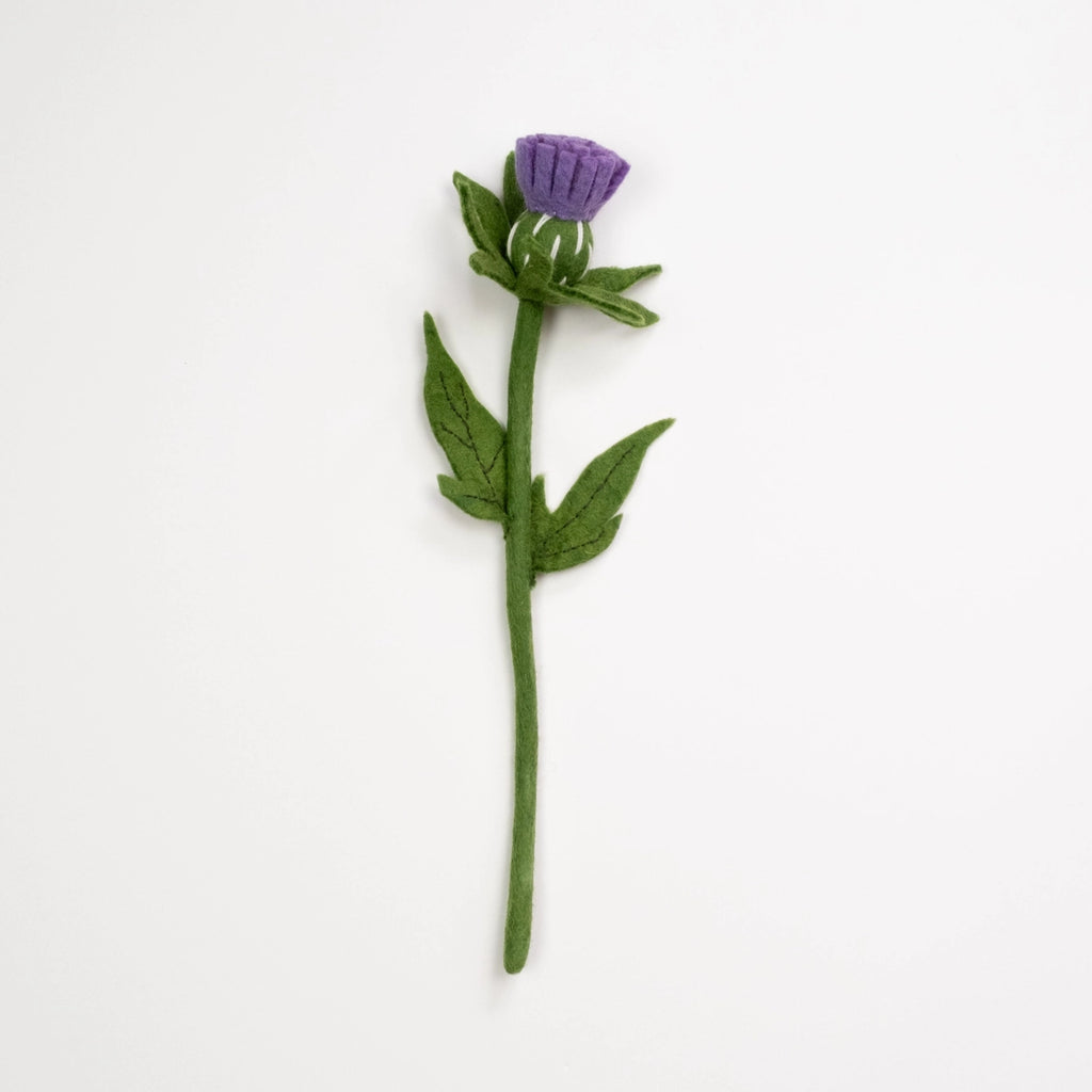 Felt Thistle Flower