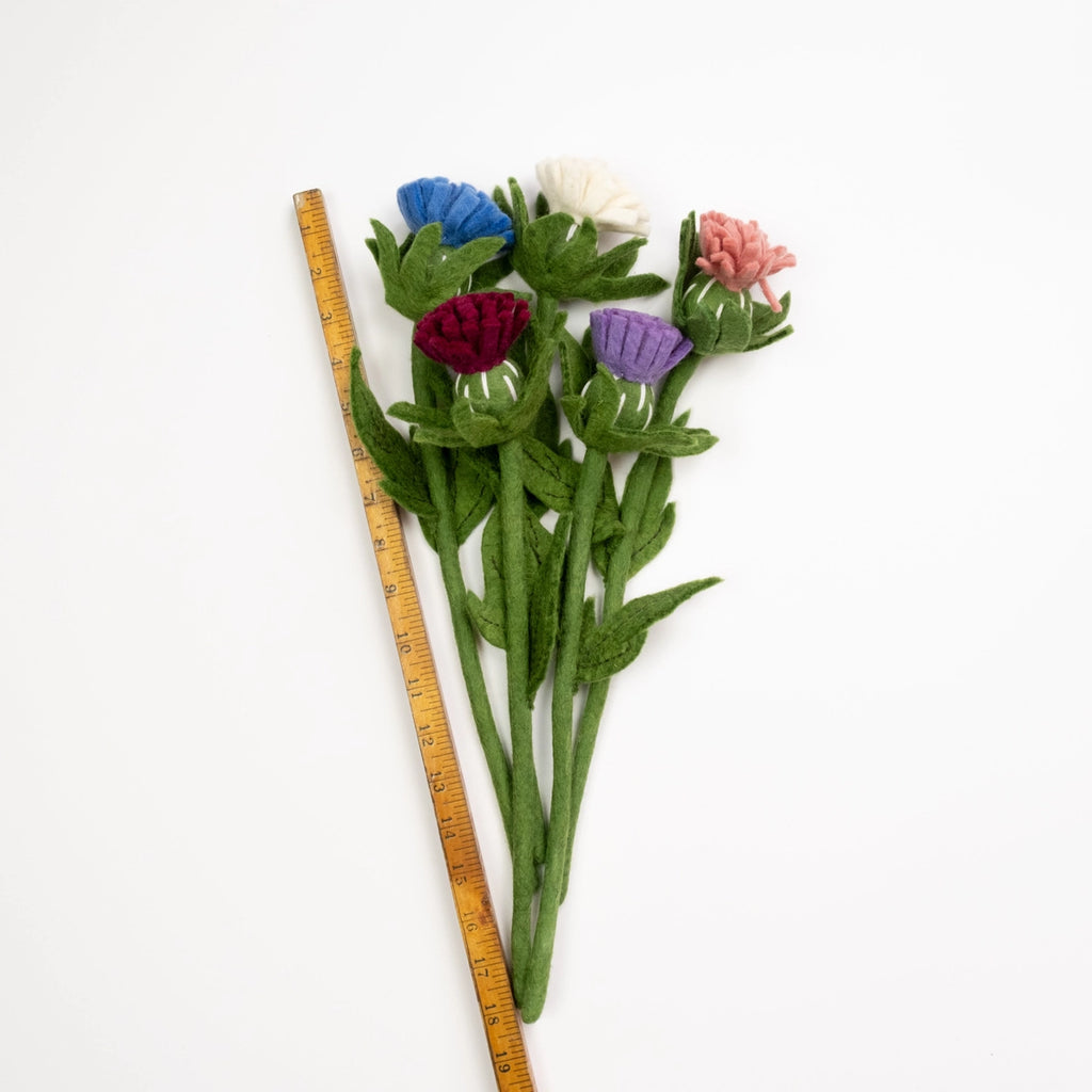 Felt Thistle Flower