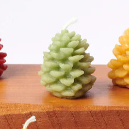 Wee Pine Cone Candles- set of 4