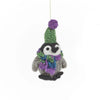 Felt Frosty Penguin Ornament w/ green hat