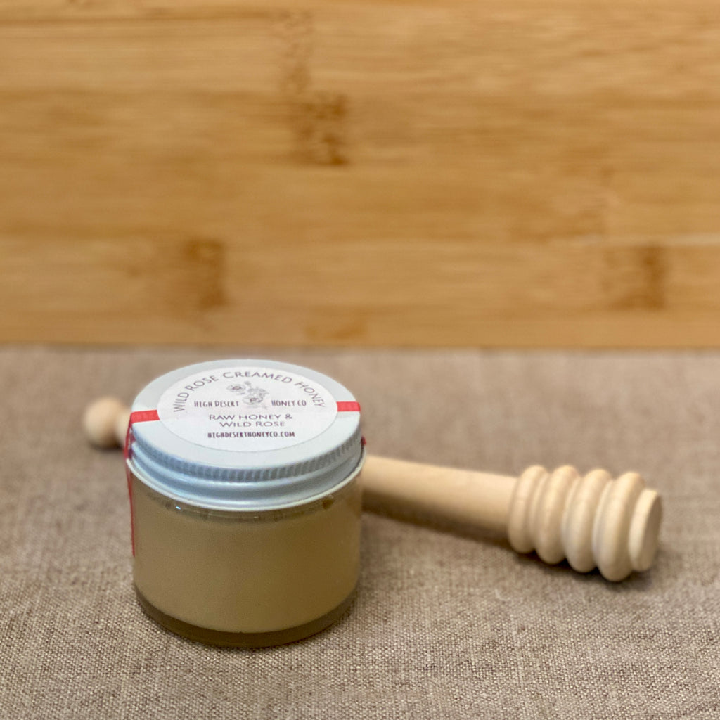 Wild Rose Creamed Honey - 3oz