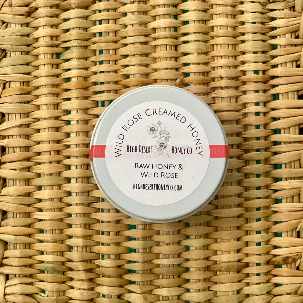 Wild Rose Creamed Honey - 3oz