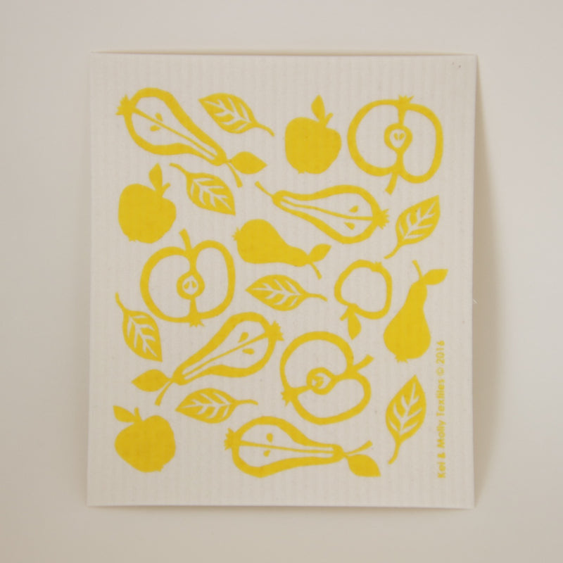 Kei & Molly Foodie Love Holiday Gift Box: Sponge Cloth Apples & Pears