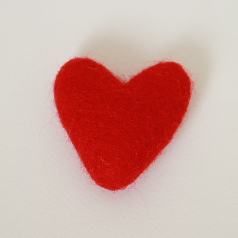 Kei & Molly Winter Love Gift Box: Felt Red Heart